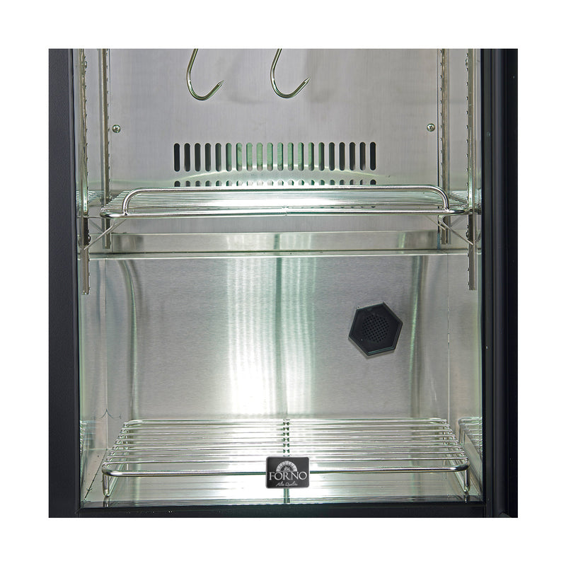 Load image into Gallery viewer, Forno Asciutto 17-Inch Dry Aging Cabinet, Stainless Steel 304, 1.84 cu.ft, LED Lighting, Adjustable Shelves
