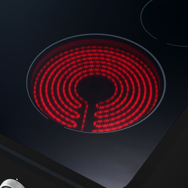 Load image into Gallery viewer, Forno Leonardo Espresso 30-Inch Black Electric Range, True Convection, Energy Efficient
