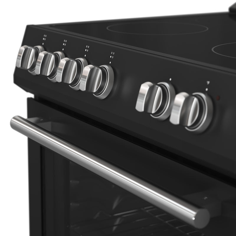 Load image into Gallery viewer, Forno Leonardo Espresso 30-Inch Black Electric Range, True Convection, Energy Efficient
