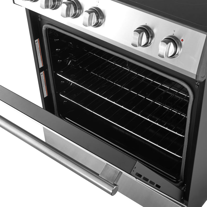 Load image into Gallery viewer, Forno Leonardo Espresso 30-Inch Stainless Steel Electric Range, True Convection, Energy Efficient
