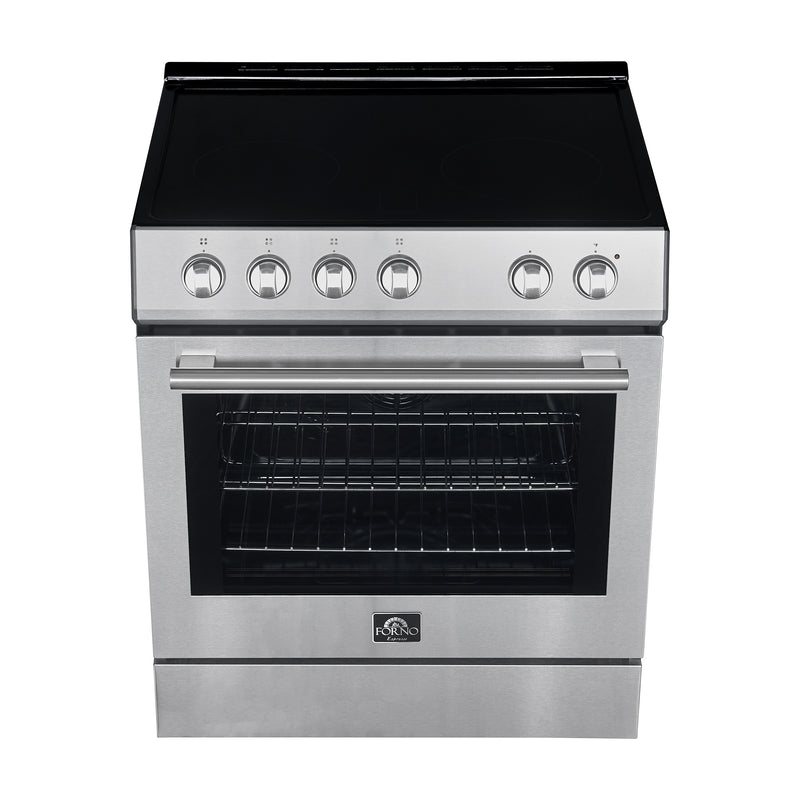 Load image into Gallery viewer, Forno Leonardo Espresso 30-Inch Stainless Steel Electric Range, True Convection, Energy Efficient
