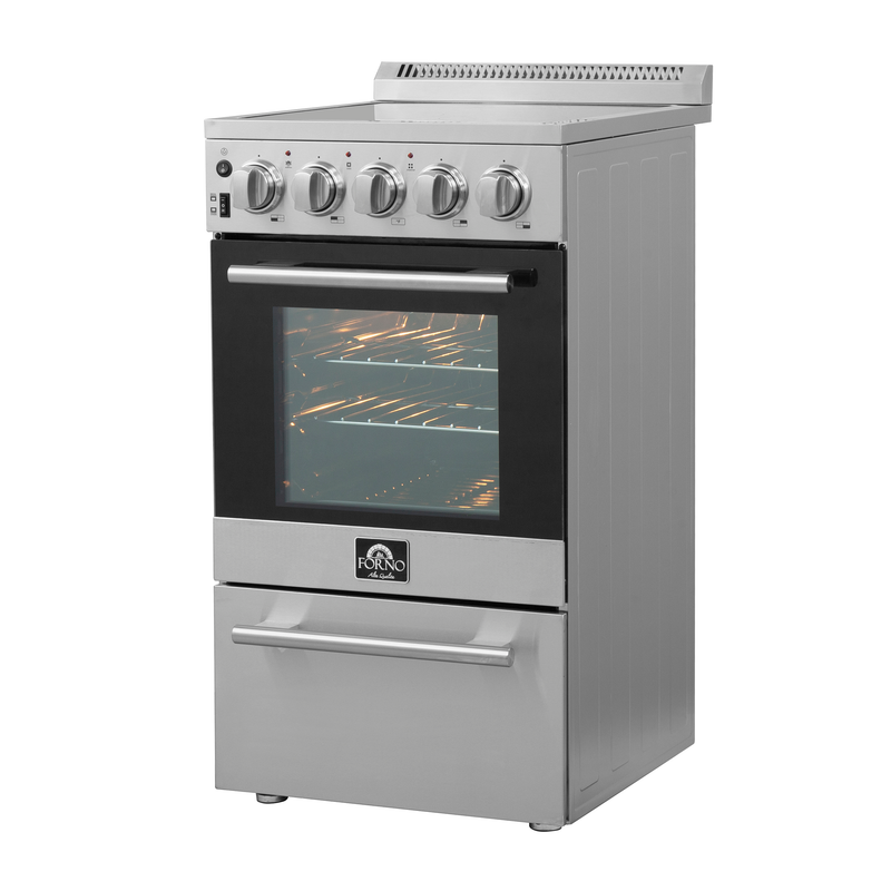 Load image into Gallery viewer, Forno Pallerano 20-Inch Freestanding Electric Range, Compact Design, Energy Efficient
