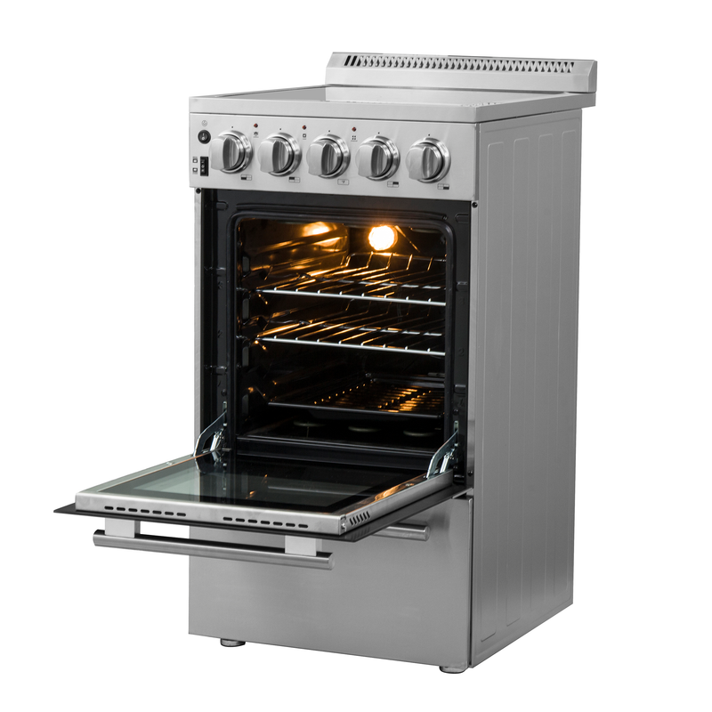Load image into Gallery viewer, Forno Pallerano 20-Inch Freestanding Electric Range, Compact Design, Energy Efficient
