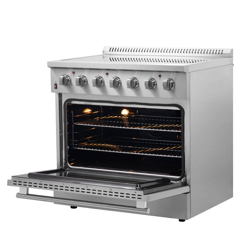 Load image into Gallery viewer, Forno Galiano 36-Inch Freestanding Electric Range, True Convection, Energy Efficient
