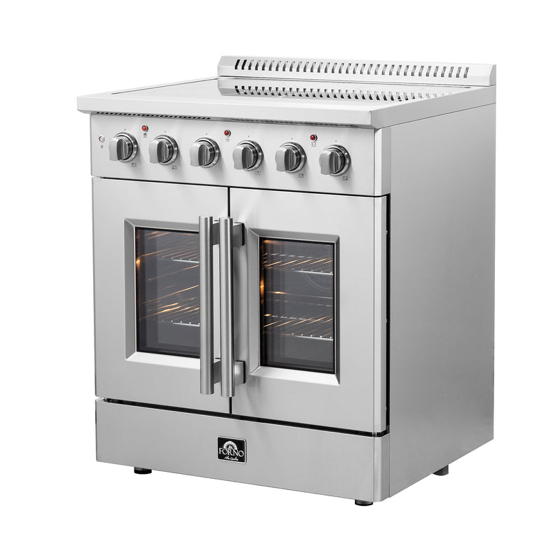 Load image into Gallery viewer, Forno Galiano 30-Inch Freestanding French Door Electric Range, True Convection, Energy Efficient
