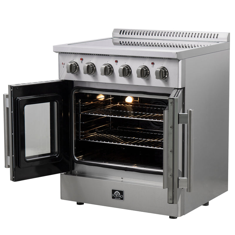 Load image into Gallery viewer, Forno Galiano 30-Inch Freestanding French Door Electric Range, True Convection, Energy Efficient
