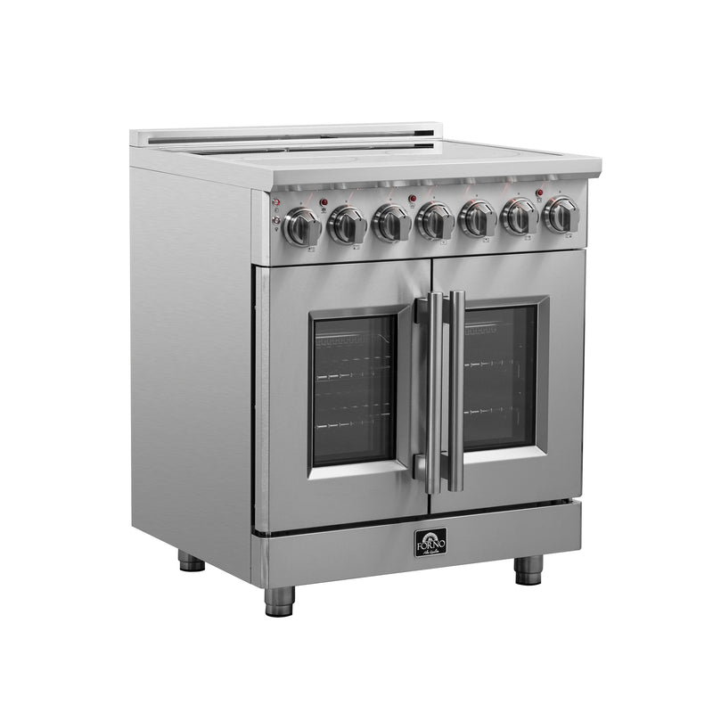 Load image into Gallery viewer, Forno Massimo 30-Inch Freestanding French Door Electric Range, True Convection Oven
