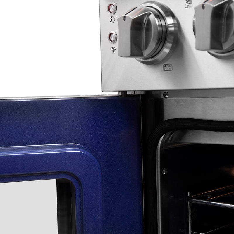 Load image into Gallery viewer, Forno Massimo 36-Inch Freestanding French Door Electric Range, True Convection Oven
