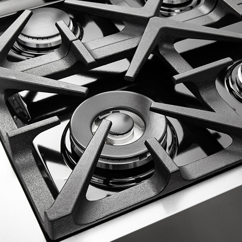 Load image into Gallery viewer, Forno Massimo 36-Inch Freestanding Dual Fuel Range, 6 Burners, Double Convection Ovens
