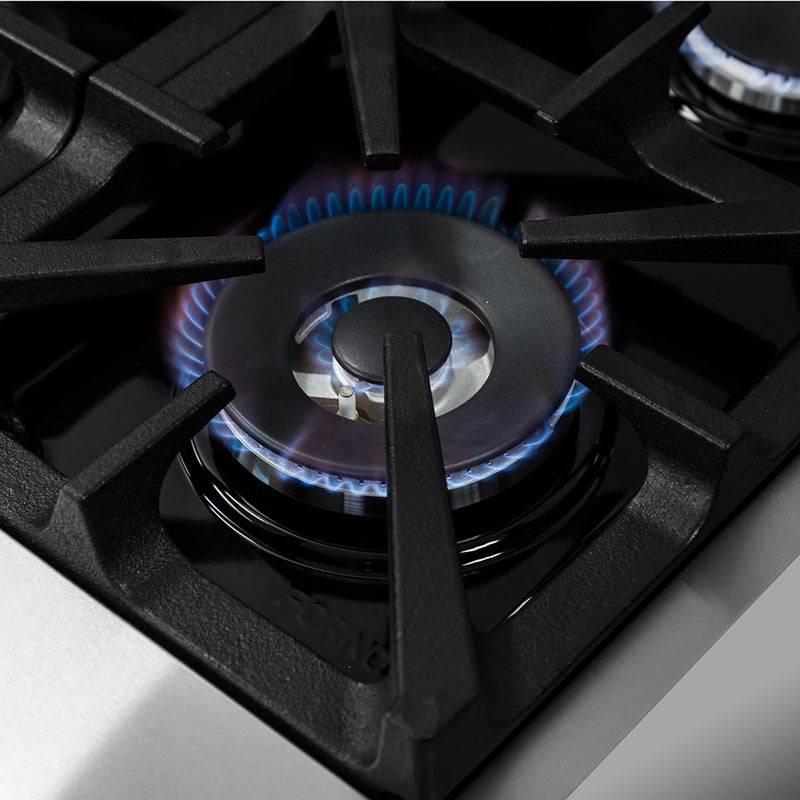 Load image into Gallery viewer, Forno Massimo 36-Inch Freestanding Dual Fuel Range, 6 Burners, Double Convection Ovens

