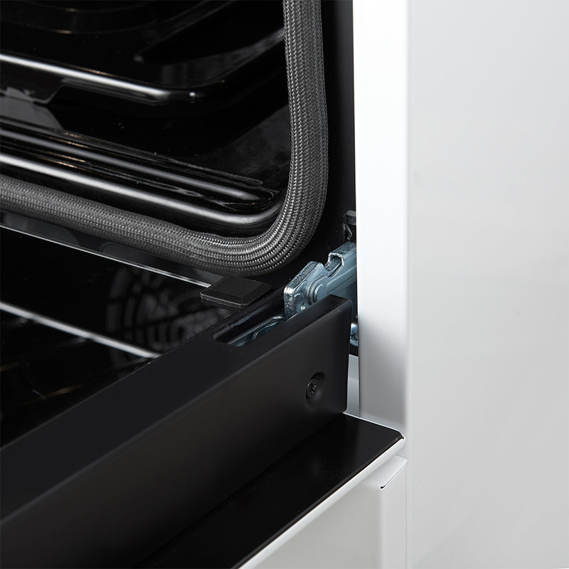 Load image into Gallery viewer, Forno Leonardo Espresso 30-Inch White Gas Range, 5 Burners, 39,500 BTU, 5 cu.ft Convection Oven
