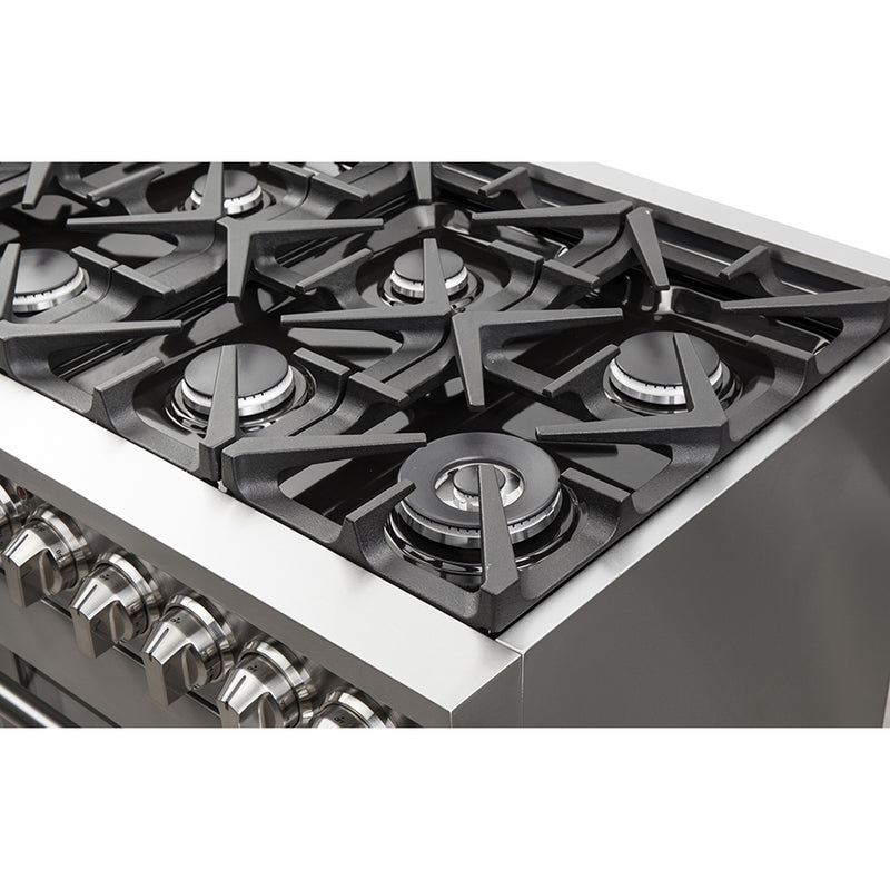 Load image into Gallery viewer, Forno Massimo 48-Inch Freestanding Dual Fuel Range, 8 Burners, Double Convection Ovens
