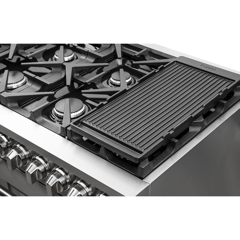 Load image into Gallery viewer, Forno Massimo 48-Inch Freestanding Dual Fuel Range, 8 Burners, Double Convection Ovens
