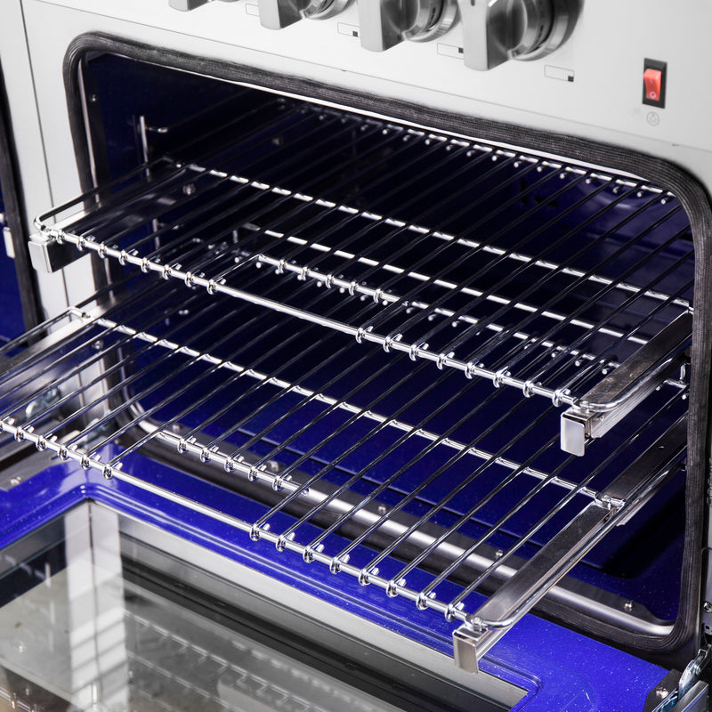 Load image into Gallery viewer, Forno Massimo 60-Inch Freestanding Dual Fuel Range, 10 Burners, Double Convection Ovens
