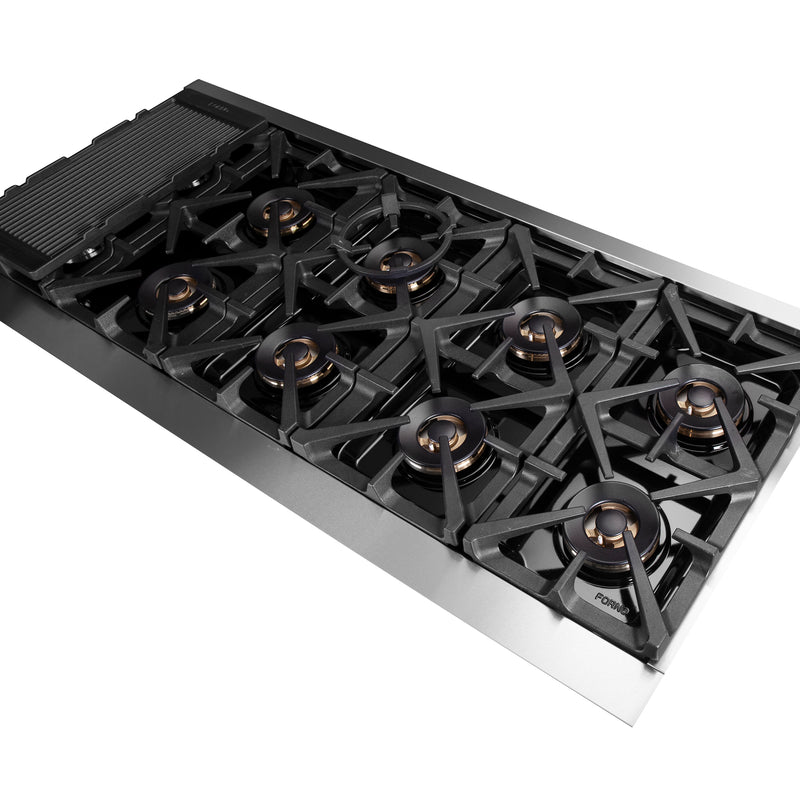 Load image into Gallery viewer, Forno Capriasca 60-Inch Freestanding Dual Fuel Range, 10 Burners, True Convection Oven
