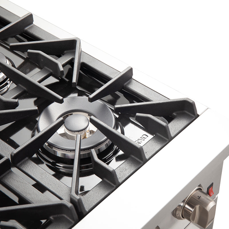 Load image into Gallery viewer, Forno Galiano 36-Inch Freestanding Gas Range, Stainless Steel, 6 Burners, Energy Efficient
