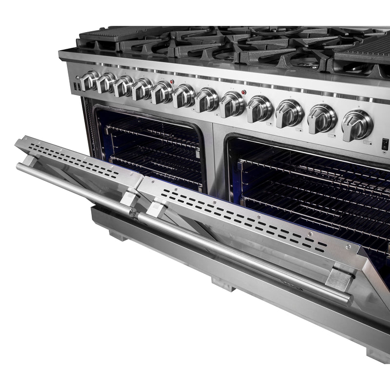 Load image into Gallery viewer, Forno Capriasca 60-Inch Freestanding Gas Range, 10 Burners, True Convection Oven
