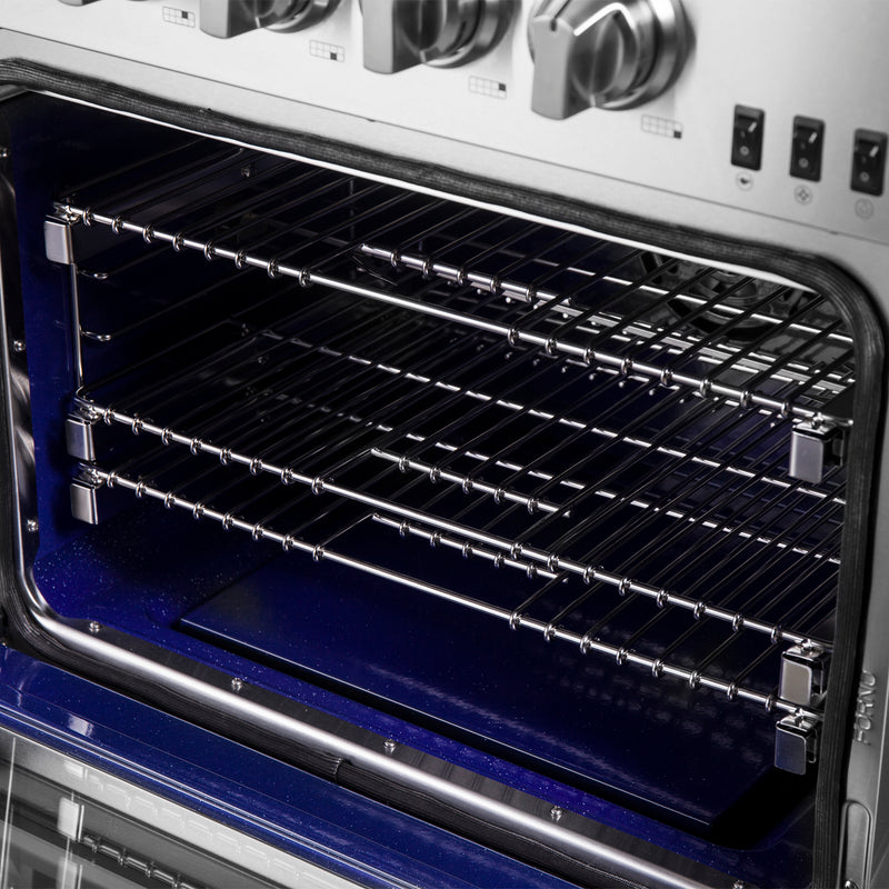 Load image into Gallery viewer, Forno Capriasca 60-Inch Freestanding Gas Range, 10 Burners, True Convection Oven
