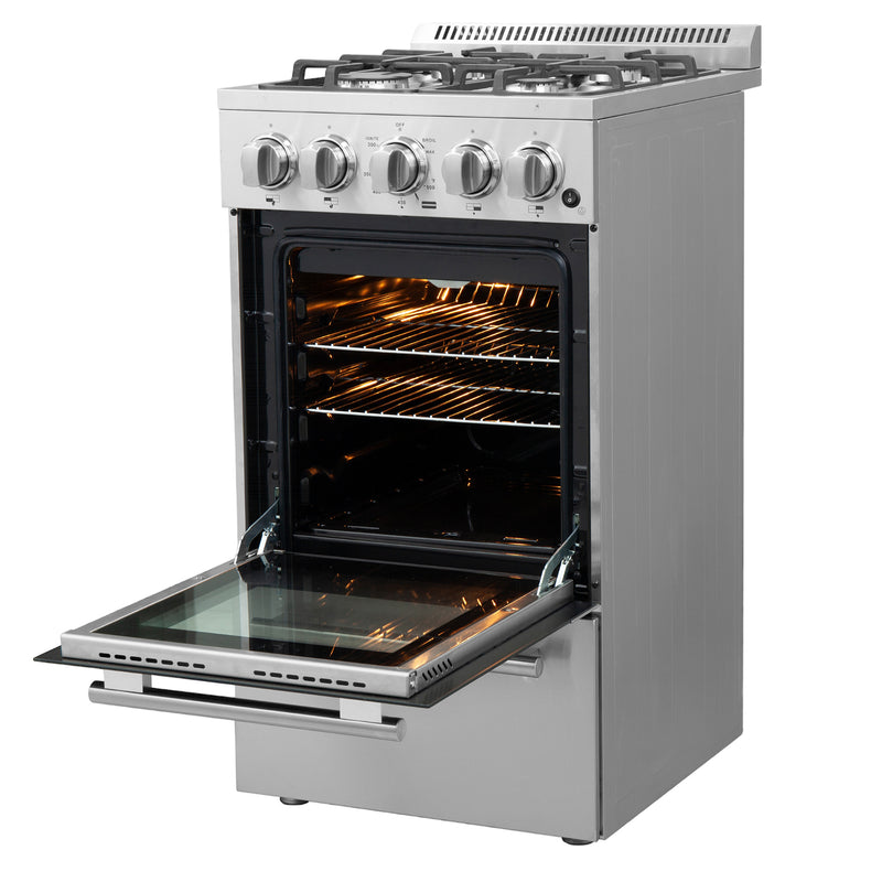 Load image into Gallery viewer, Forno Lamazze 20-Inch Freestanding Gas Range, Compact Design, Energy Efficient
