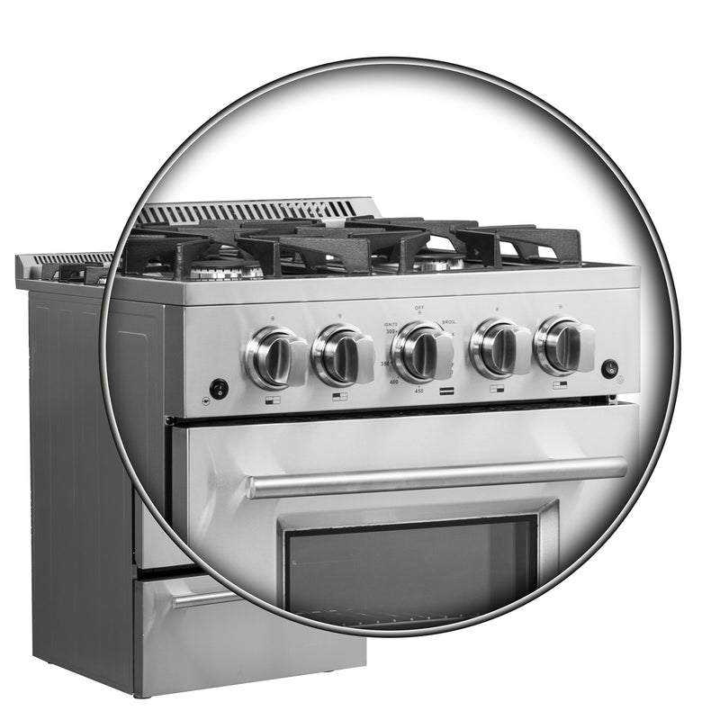 Load image into Gallery viewer, Forno Breno 24-Inch Freestanding Gas Range, Compact Design, Energy Efficient
