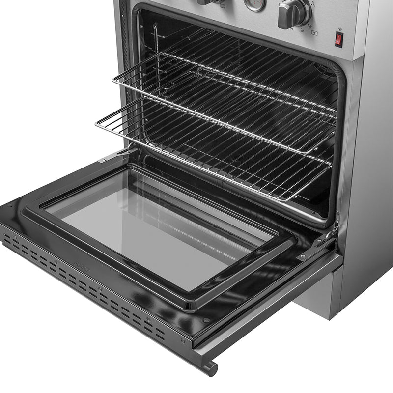Load image into Gallery viewer, Marco 30-inch Gas Range Stainless Steel, 4 Burners 37,000 BTU, 4.32 cu.ft. Convection Oven
