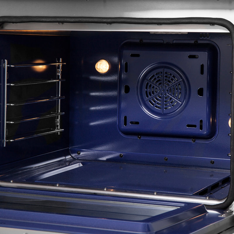 Load image into Gallery viewer, Forno Massimo 48-Inch Freestanding French Door Dual Fuel Range, 8 Burners, True Convection Oven
