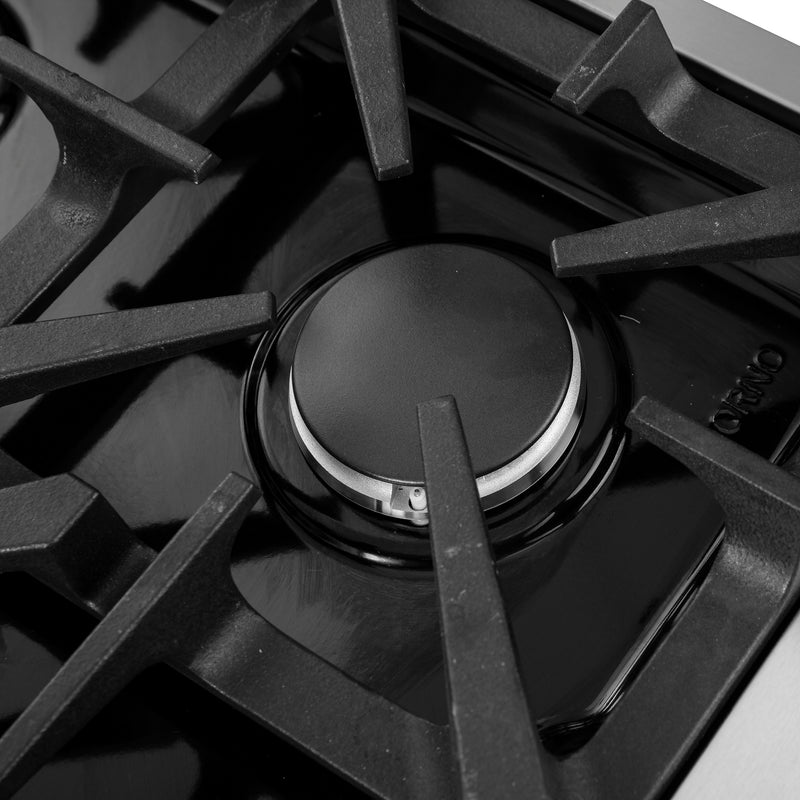 Load image into Gallery viewer, Forno Massimo 30-Inch Freestanding French Door Gas Range, 4 Burners, Convection Oven, Energy Efficient
