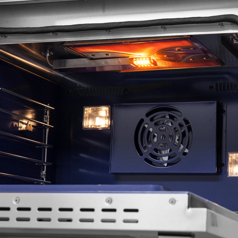 Load image into Gallery viewer, Forno Capriasca 48-Inch Freestanding French Door Gas Range, 8 Burners, Convection Oven, Energy Efficient
