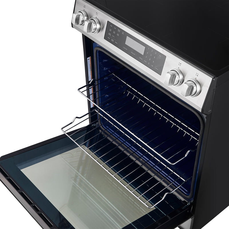 Load image into Gallery viewer, Forno Donatello Espresso 30-Inch Slide-In Stainless Steel Induction Range, Convection Oven, 5 Cooking Zones, Touch Control Panel
