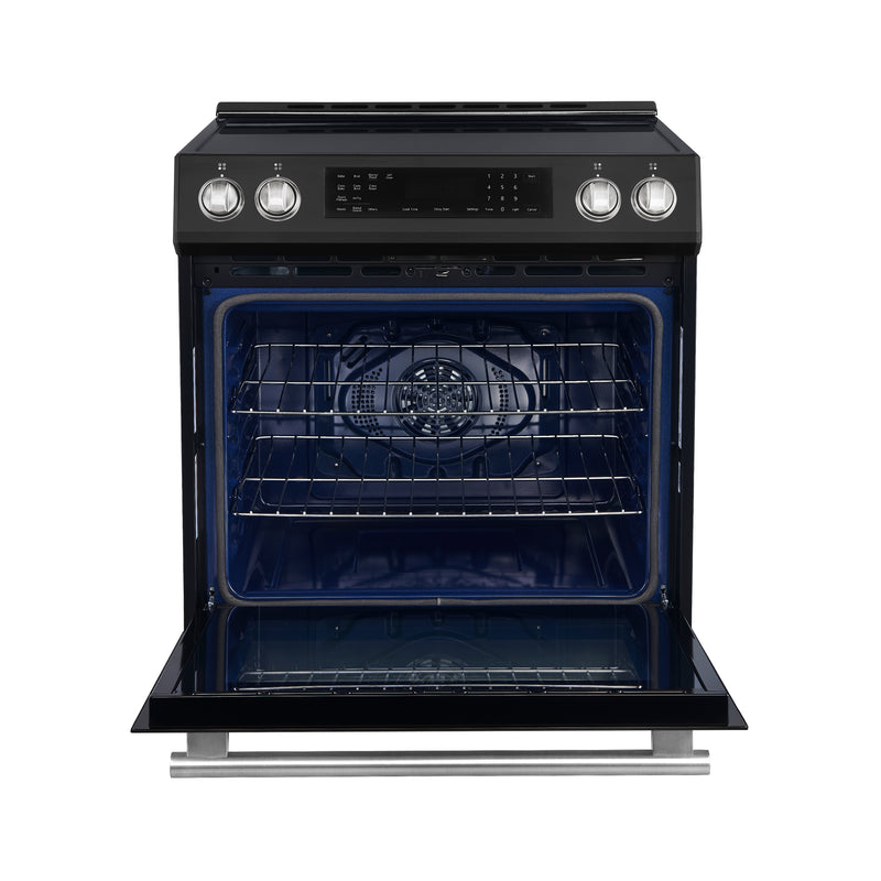 Load image into Gallery viewer, Forno Donatello Espresso 30-Inch Slide-In Black Induction Range, Convection Oven, 5 Cooking Zones, Touch Control Panel
