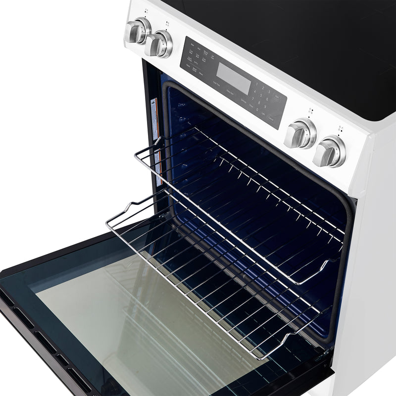 Load image into Gallery viewer, Forno Donatello Espresso 30-Inch Slide-In White Induction Range, Convection Oven, 5 Cooking Zones, Touch Control Panel
