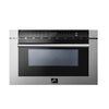 Forno Capoliveri 24-Inch, Stainless Steel Drawer Microwave - FMWDR3000-24