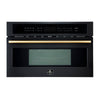 Forno Oliena Espresso 30-Inch, Black Built-In Microwave and Convection Oven Combo - FMWDR3093-30BLK