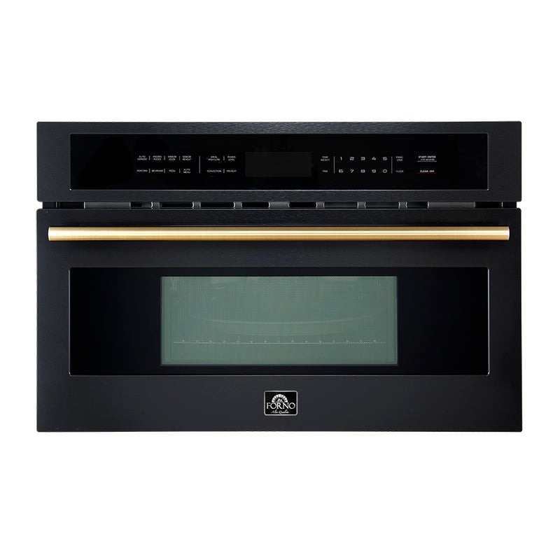 Load image into Gallery viewer, Forno Oliena Espresso 30-Inch, Black Built-In Microwave and Convection Oven Combo - FMWDR3093-30BLK
