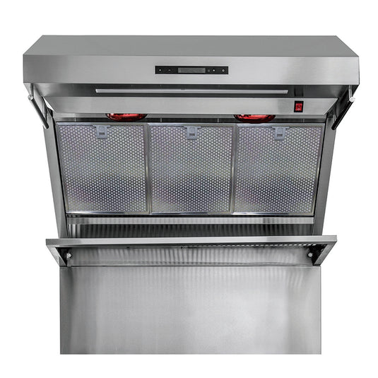 Forno Savona 36-Inch Wall Mount Range Hood, Hybrid Filters, Backsplash Included