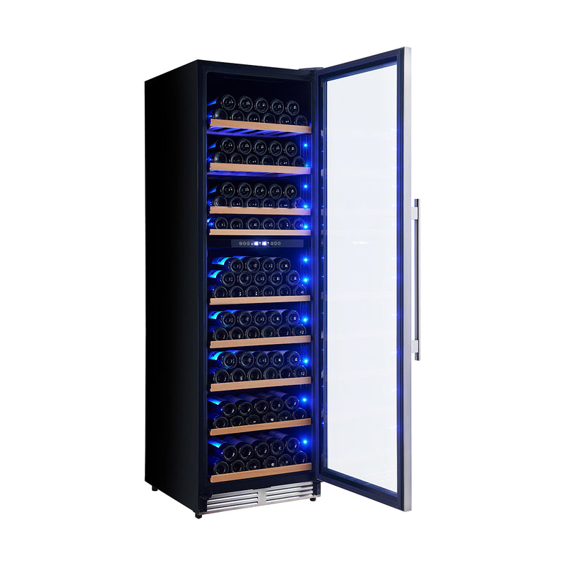 Load image into Gallery viewer, Forno Avellino 24-Inch Dual Zone Wine Cooler, 16 cu.ft, Adjustable Temperature Zones, Stainless Steel
