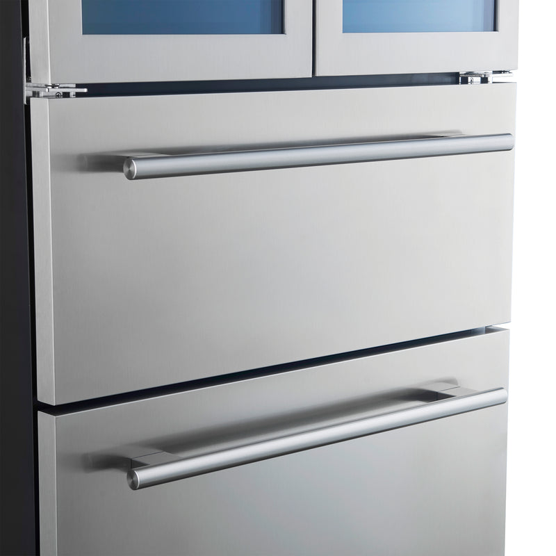 Load image into Gallery viewer, Forno Campania 32-Inch Wine Cooler, Stainless Steel, Dual Wine Zones, Two Beverage Drawers, 17.7 cu.ft
