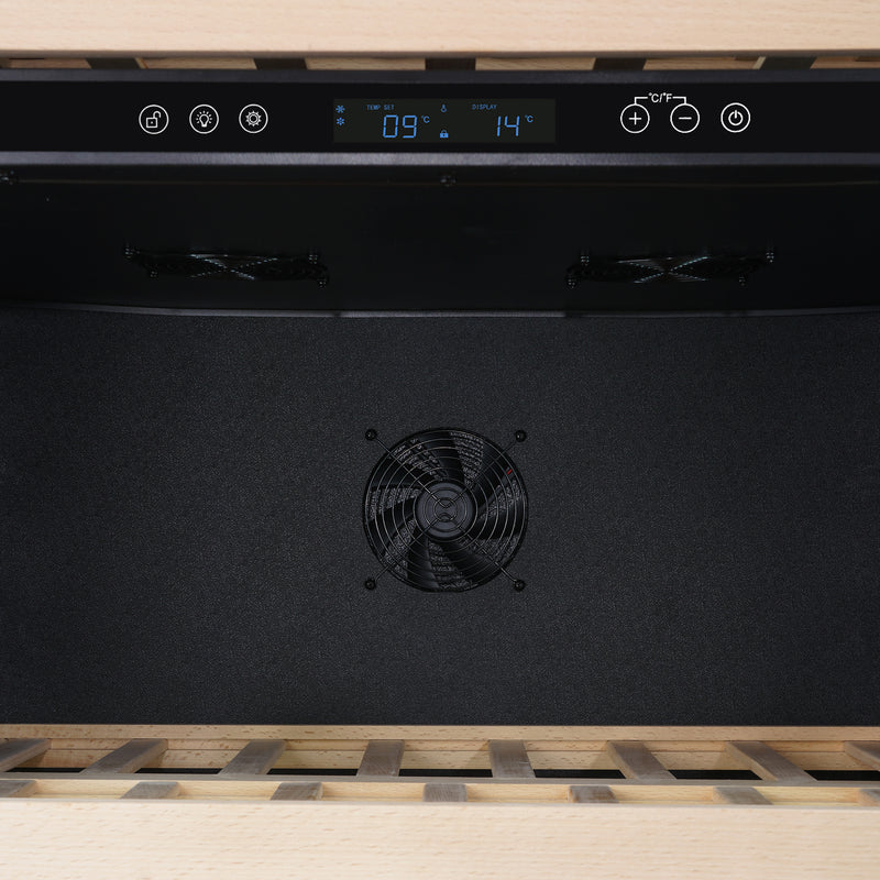 Load image into Gallery viewer, Forno Celano 30-Inch Dual Zone Wine Cooler and Beverage Cooler, 21.3 cu.ft, Stainless Steel
