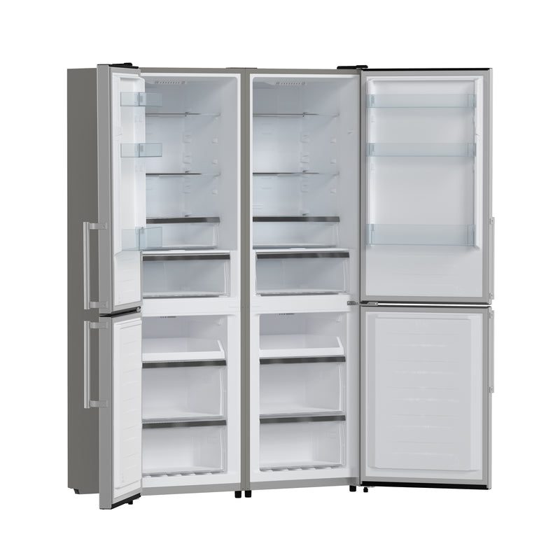 Load image into Gallery viewer, Forno Guardia 46.8-Inch Double Bottom Freezer Refrigerators, Total Capacity 21.6 cu.ft, ENERGY STAR Certified
