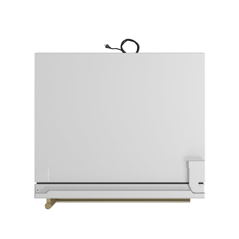 Load image into Gallery viewer, Forno Milano Espresso 31-Inch Bottom Freezer Refrigerator, White, 17.2 cu.ft Capacity, Energy Efficient
