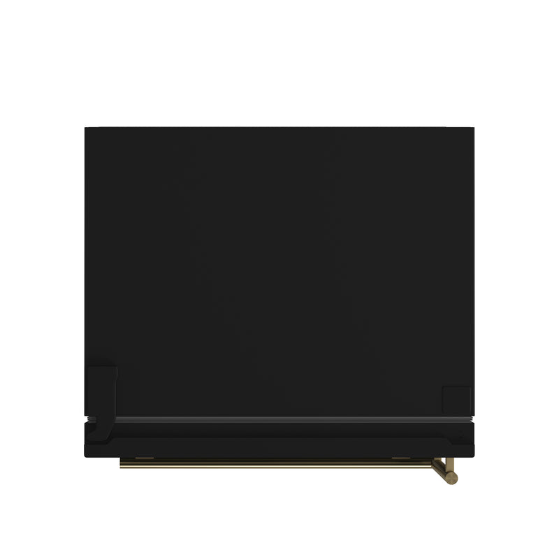 Load image into Gallery viewer, Forno Milano Espresso 31-Inch Black Bottom Freezer Refrigerator, 17.2 Cu. Ft., Energy-Efficient, No Frost, Built-In Ice Maker
