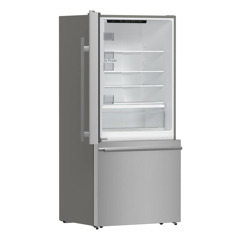 Load image into Gallery viewer, Forno Milano Espresso 31-Inch Stainless Steel Bottom Freezer Refrigerator, 17.2 cu.ft., Built-In Ice Maker, ENERGY STAR
