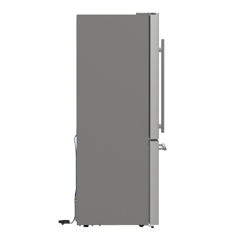 Load image into Gallery viewer, Forno Milano Espresso 31-Inch Stainless Steel Bottom Freezer Refrigerator, 17.2 cu.ft., Built-In Ice Maker, ENERGY STAR
