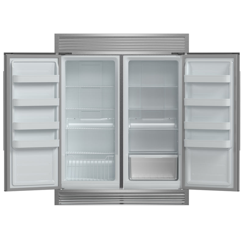 Load image into Gallery viewer, Forno Rizzuto 56-Inch Convertible Refrigerator/Freezer Set, 27.6 cu.ft Total Capacity, Decorative Grill, ENERGY STAR Certified
