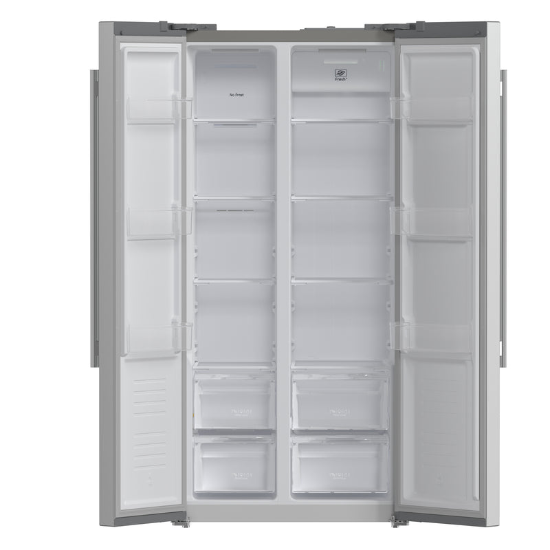 Load image into Gallery viewer, Forno Salerno 33-Inch Side-by-Side Stainless Steel Refrigerator, 15.6 cu.ft, ENERGY STAR Certified
