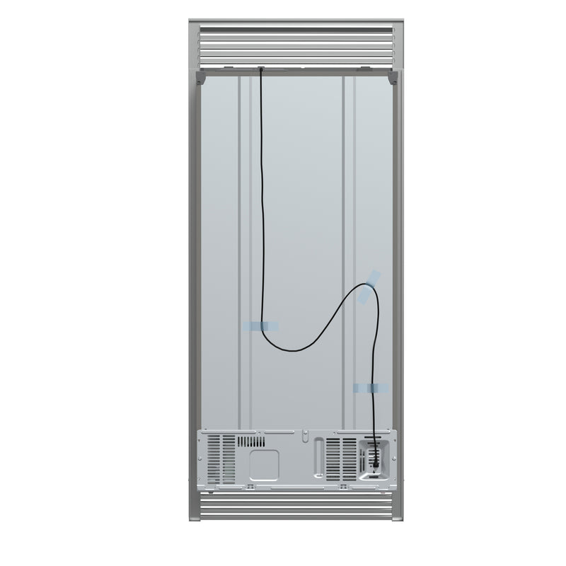 Load image into Gallery viewer, Forno Salerno 37-Inch Built-In Stainless Steel Refrigerator, 15.6 cu.ft, Decorative Grill, ENERGY STAR Certified
