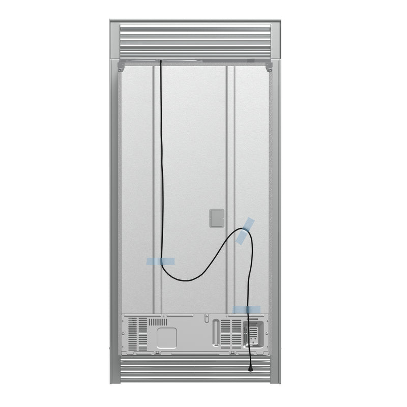 Load image into Gallery viewer, Forno Moena 40-Inch French Door Refrigerator, Stainless Steel, 19.2 cu.ft, Decorative Grill, ENERGY STAR Certified
