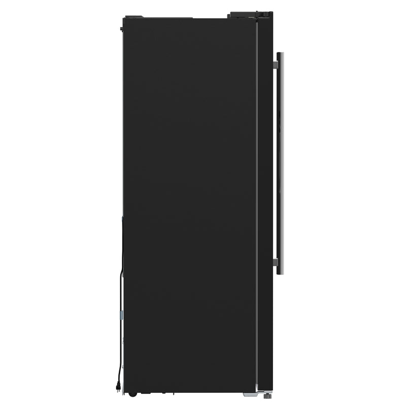 Load image into Gallery viewer, Forno Salerno Espresso 36-Inch Black Side-by-Side Refrigerator, 20 Cu. Ft., Frost-Free, Ice &amp; Water Dispenser, ENERGY STAR Certified
