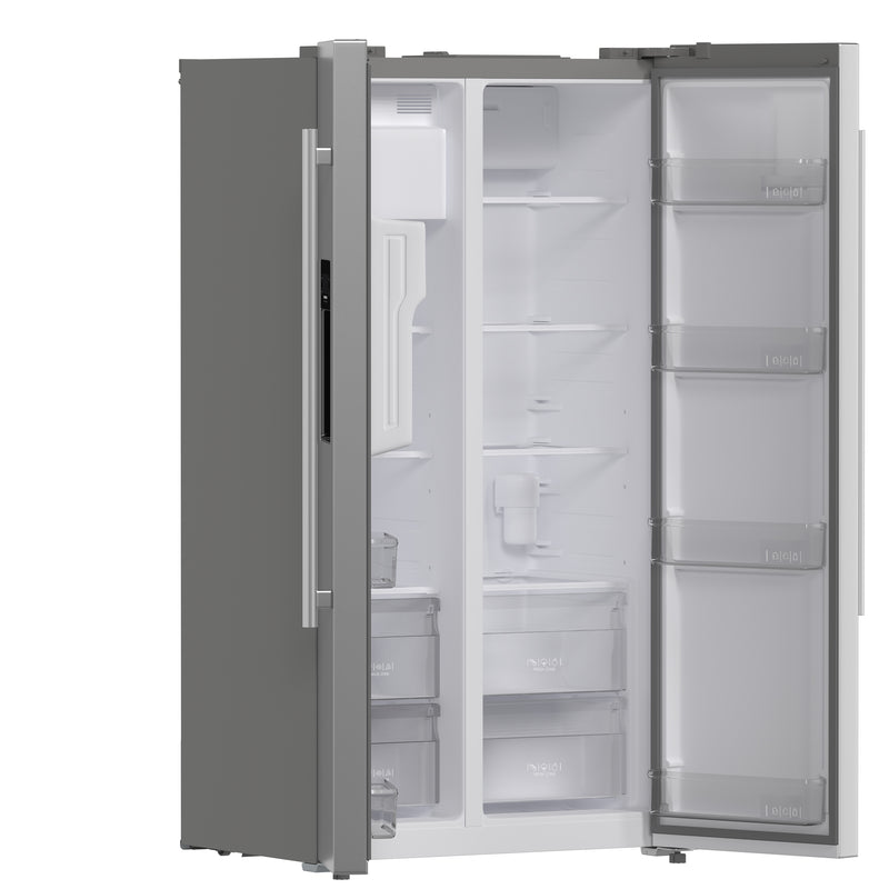 Load image into Gallery viewer, Forno Salerno 36-Inch Side-by-Side Stainless Steel Refrigerator, 20 cu.ft, ENERGY STAR Certified
