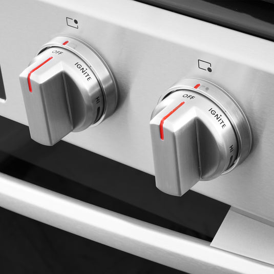 Cosmo Professional Style 30 inch, Stainless Steel Slide-In Gas Range with Self Clean Air Fry Oven - COS-GRC305KTD